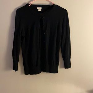 Black cardigan